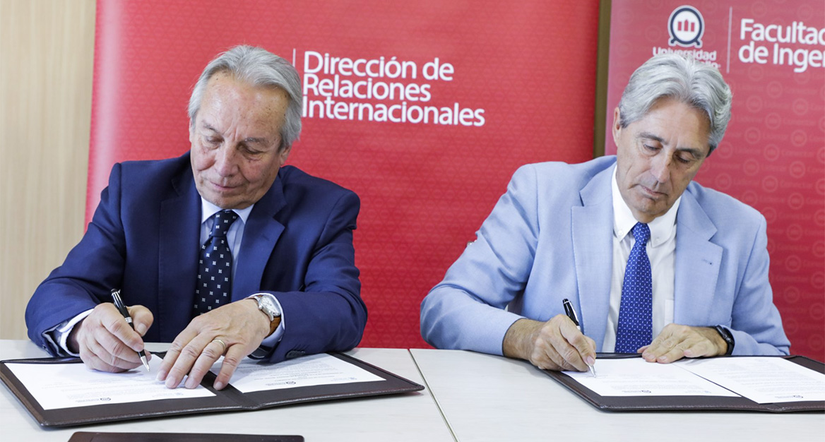 UNAB y Universidad Alcalá de Henares firman convenio